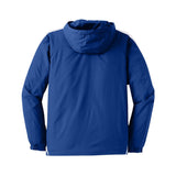 Sport-Tek JST63 Colorblock Half-Zip Anorak with Hood