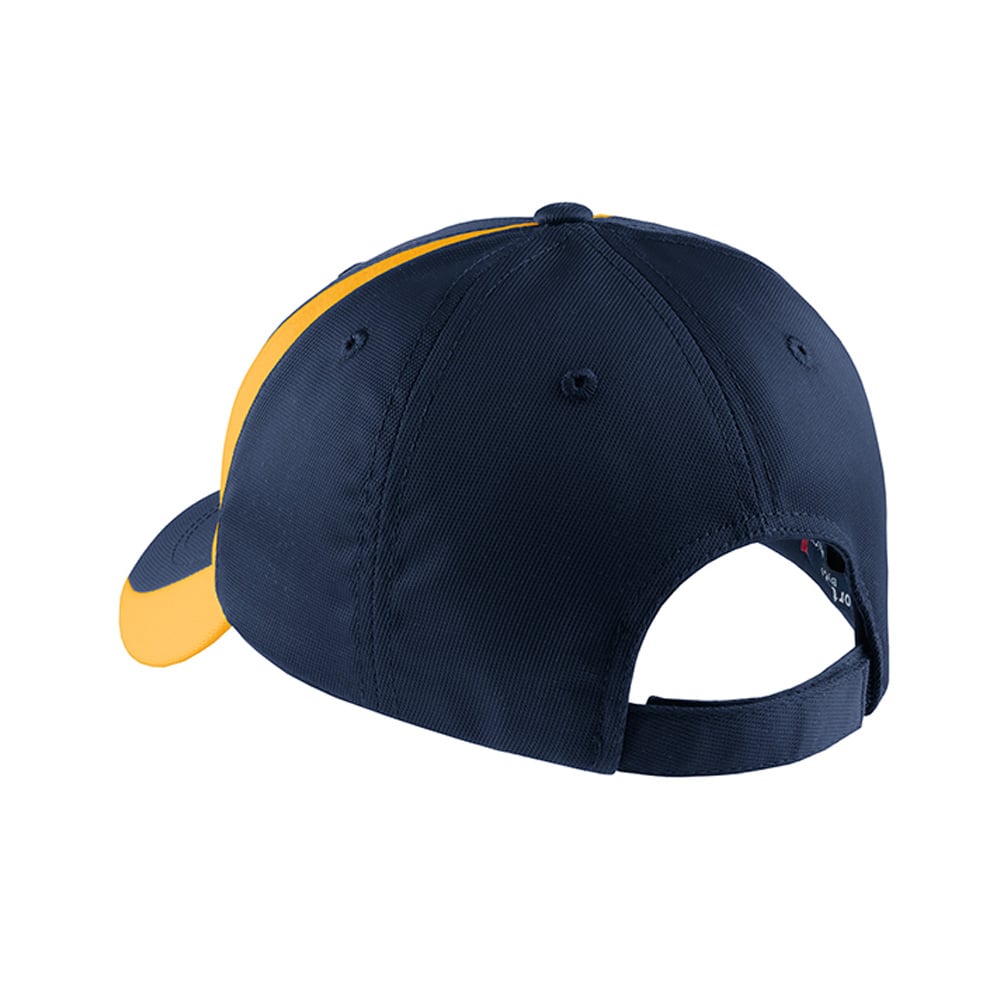 Sport-Tek STC11 Dry Zone Nylon Colorblock Structured Adjustable Cap