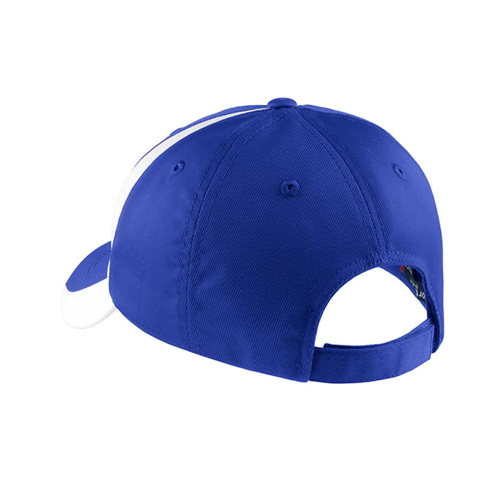 Sport-Tek STC11 Dry Zone Nylon Colorblock Structured Adjustable Cap