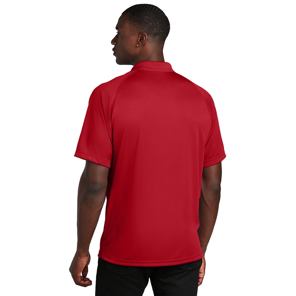 Sport-Tek T475 Dry Zone Raglan Polo with 3-Button Placket