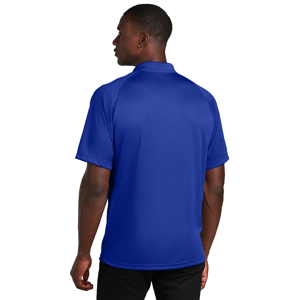 Sport-Tek T475 Dry Zone Raglan Polo with 3-Button Placket