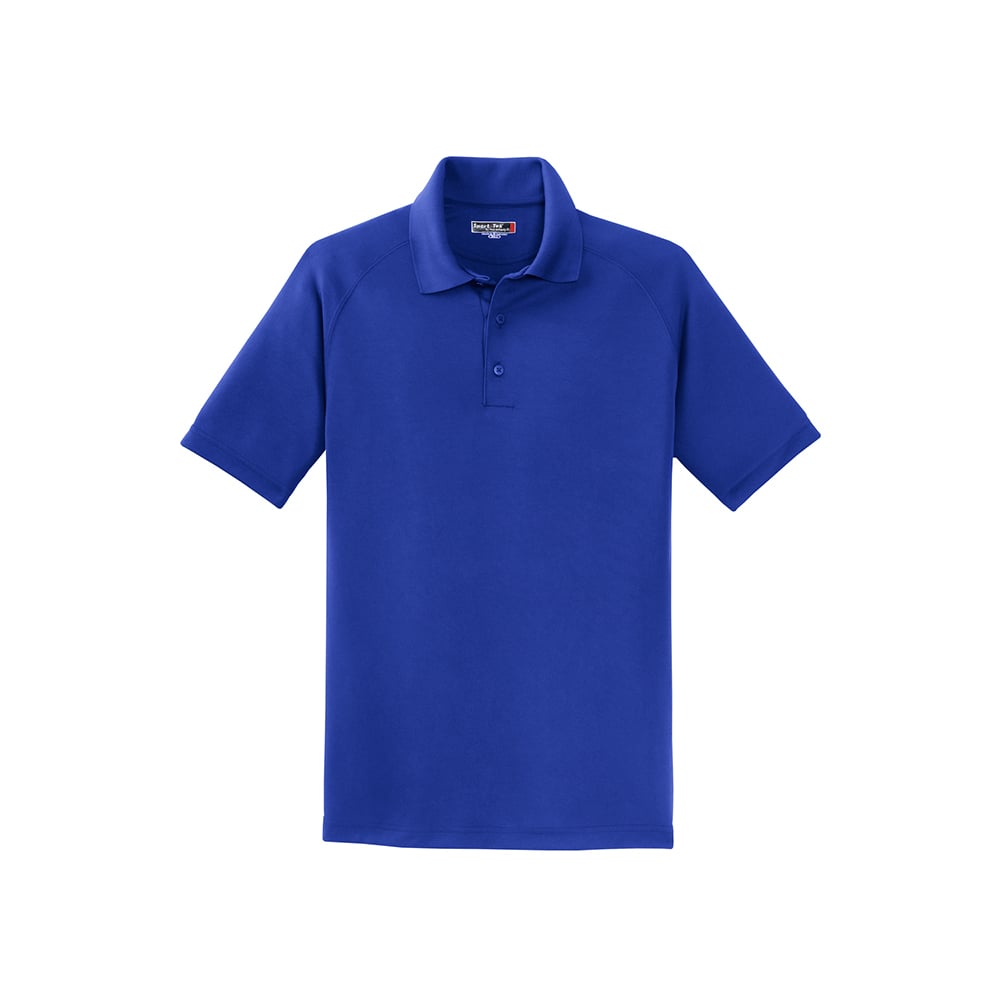 Sport-Tek T475 Dry Zone Raglan Polo with 3-Button Placket