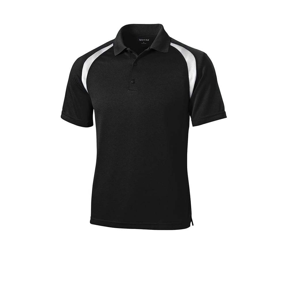 Sport-Tek T476 Dry Zone Colorblock Raglan Polo with 3-Button Placket