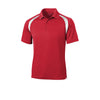 Sport-Tek T476 Dry Zone Colorblock Raglan Polo with 3-Button Placket