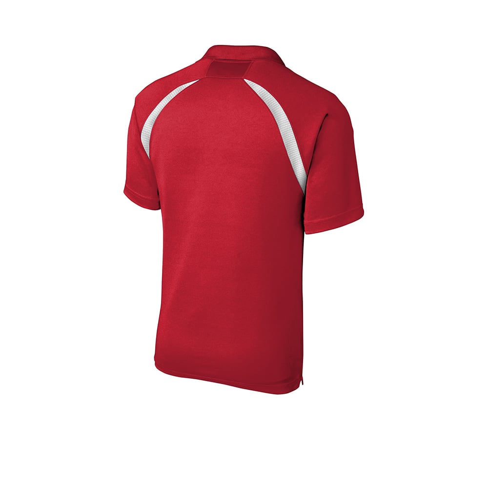 Sport-Tek T476 Dry Zone Colorblock Raglan Polo with 3-Button Placket