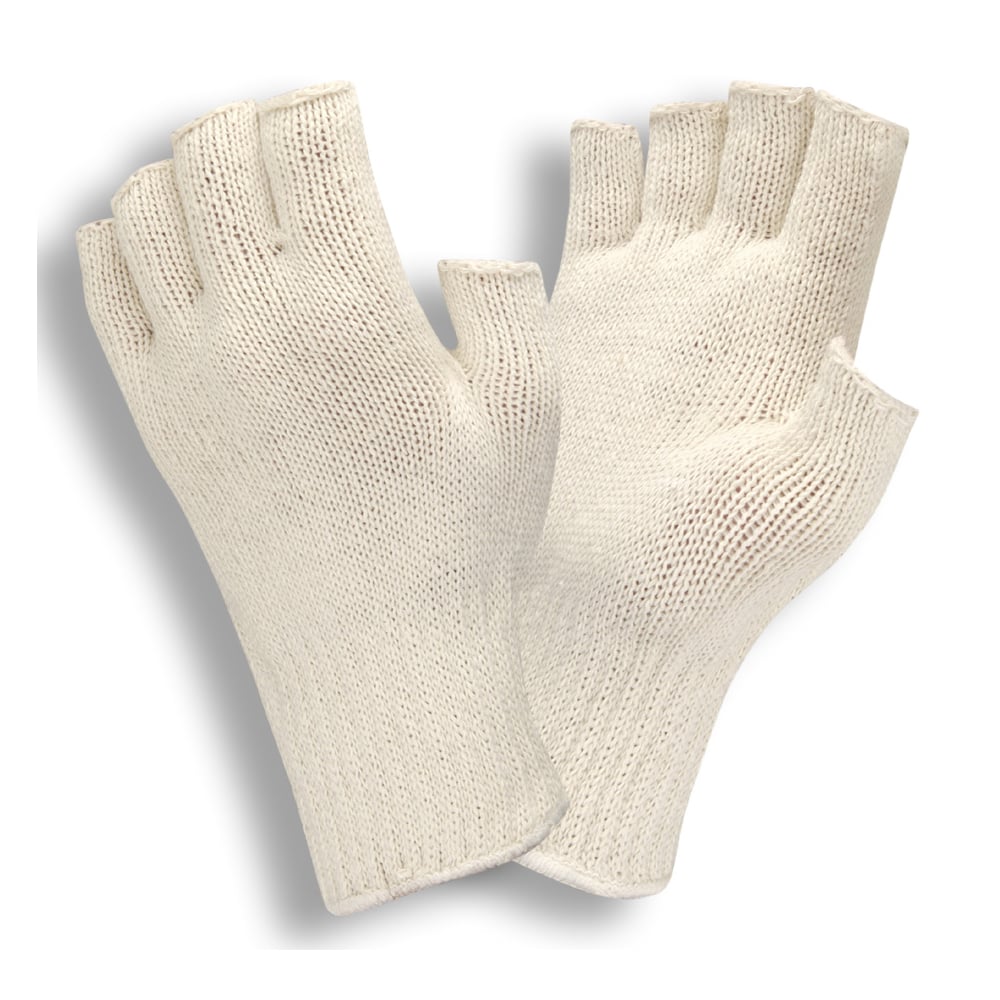 Cordova Standard Weight Half-Finger Machine Knit Gloves, 1 dozen (12 pairs)