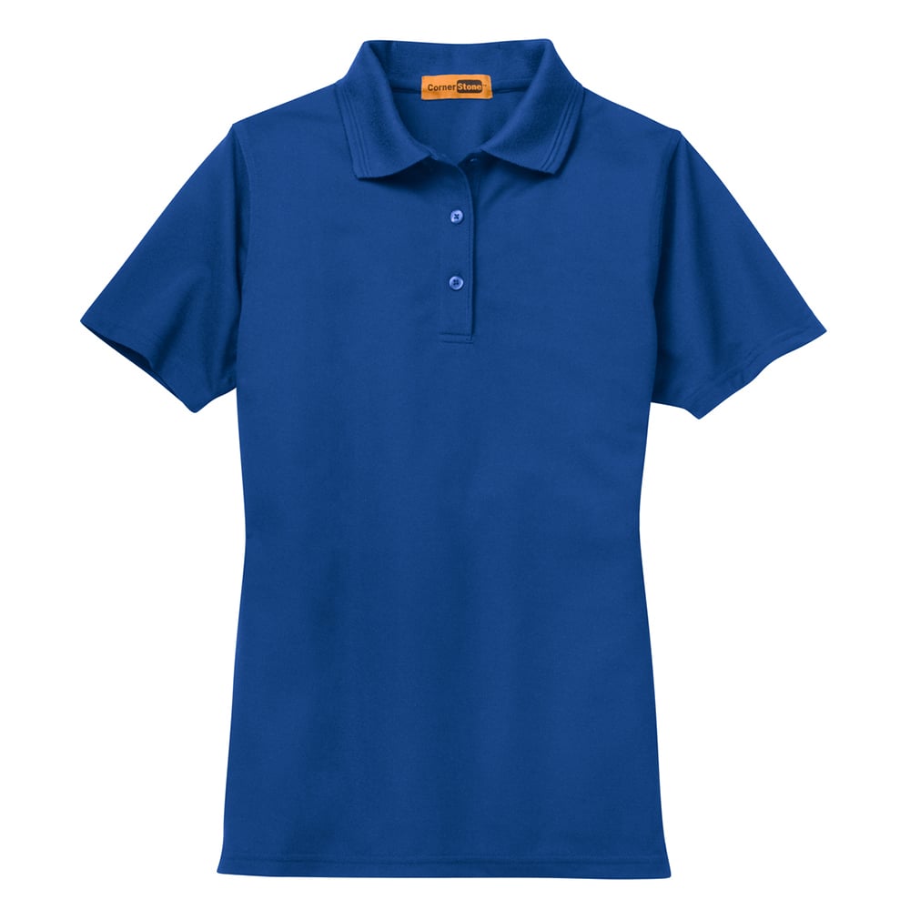 CornerStone CS403 Ladies Industrial Pique Polo