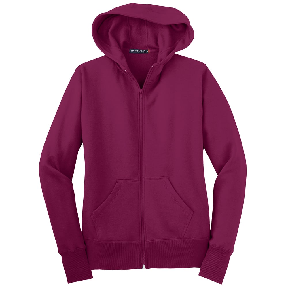 Sport-Tek L265 Women's Full-Zip Fleece Jacket with Hood