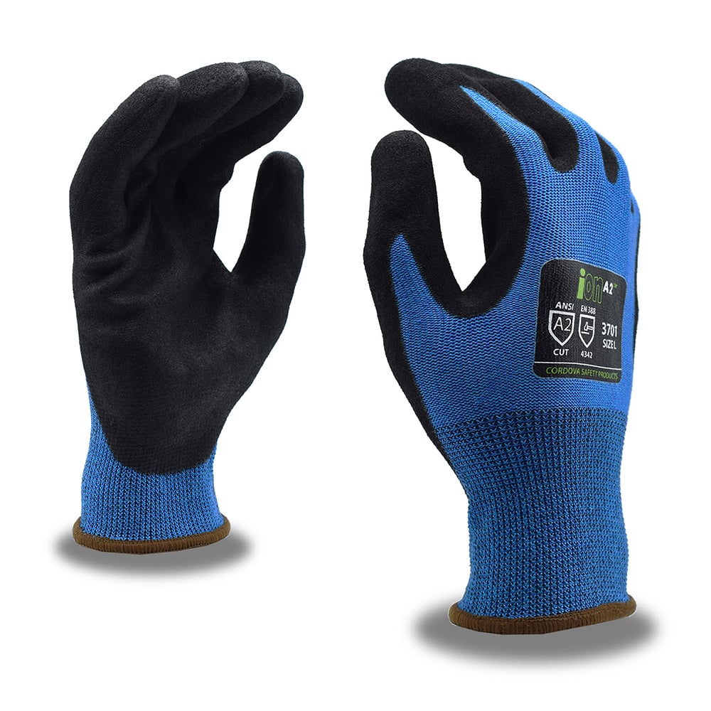 Cordova iON™ HPPE Sandy Nitrile Coated Gloves, Cut Level A2, 1 pair
