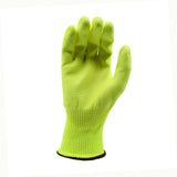 Cordova iON™ Hi-Vis HPPE PU Palm Coated Gloves, ANSI Cut A4, 1 pair