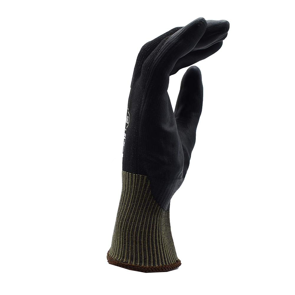 Cordova BLACK LABEL™ A4 HPPE/Steel Polymer-PU Coated Gloves, 1 pair