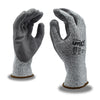 Cordova Uppercut™ Gray HPPE PU Coated Gloves, ANSI A2, 1 pair
