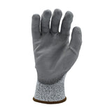 Cordova Valor™ Salt & Pepper HPPE PU Coated Gloves, ANSI A2, 1 pair