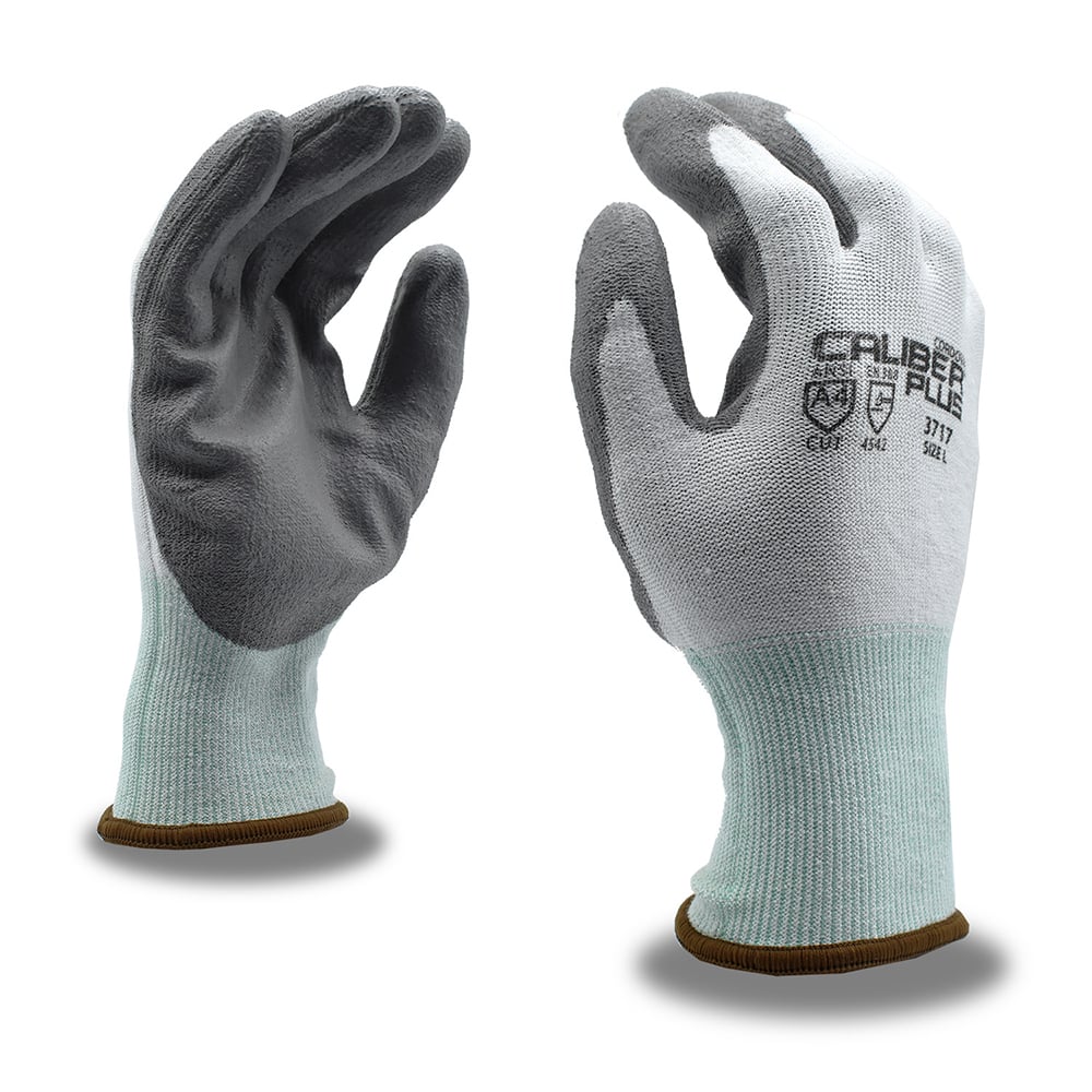 Cordova Caliber Plus™ A4 HPPE/Steel PU Palm Coated Gloves, 1 pair