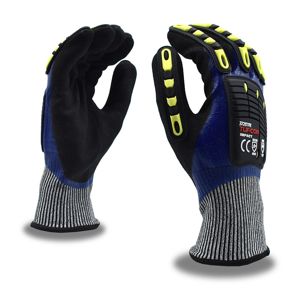 Cordova TUF-COR™ HPPE Nitrile Impact Gloves with TPR Protectors, 1 pair