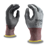 Cordova MACHINIST™ HPPE/Glass PU Coated Gloves, ANSI A4, 1 pair