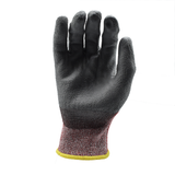 Cordova MACHINIST™ HPPE/Glass PU Coated Gloves, ANSI A4, 1 pair