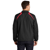 Sport-Tek JST75 Colorblock Half-Zip Wind Shirt with Slash Pockets