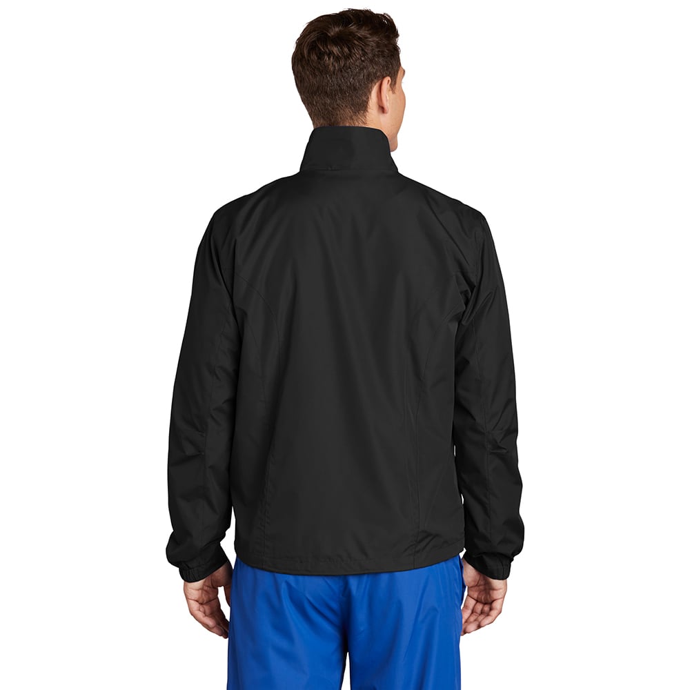 Sport-Tek JST70 Full-Zip Waterproof Jacket with Side Pockets