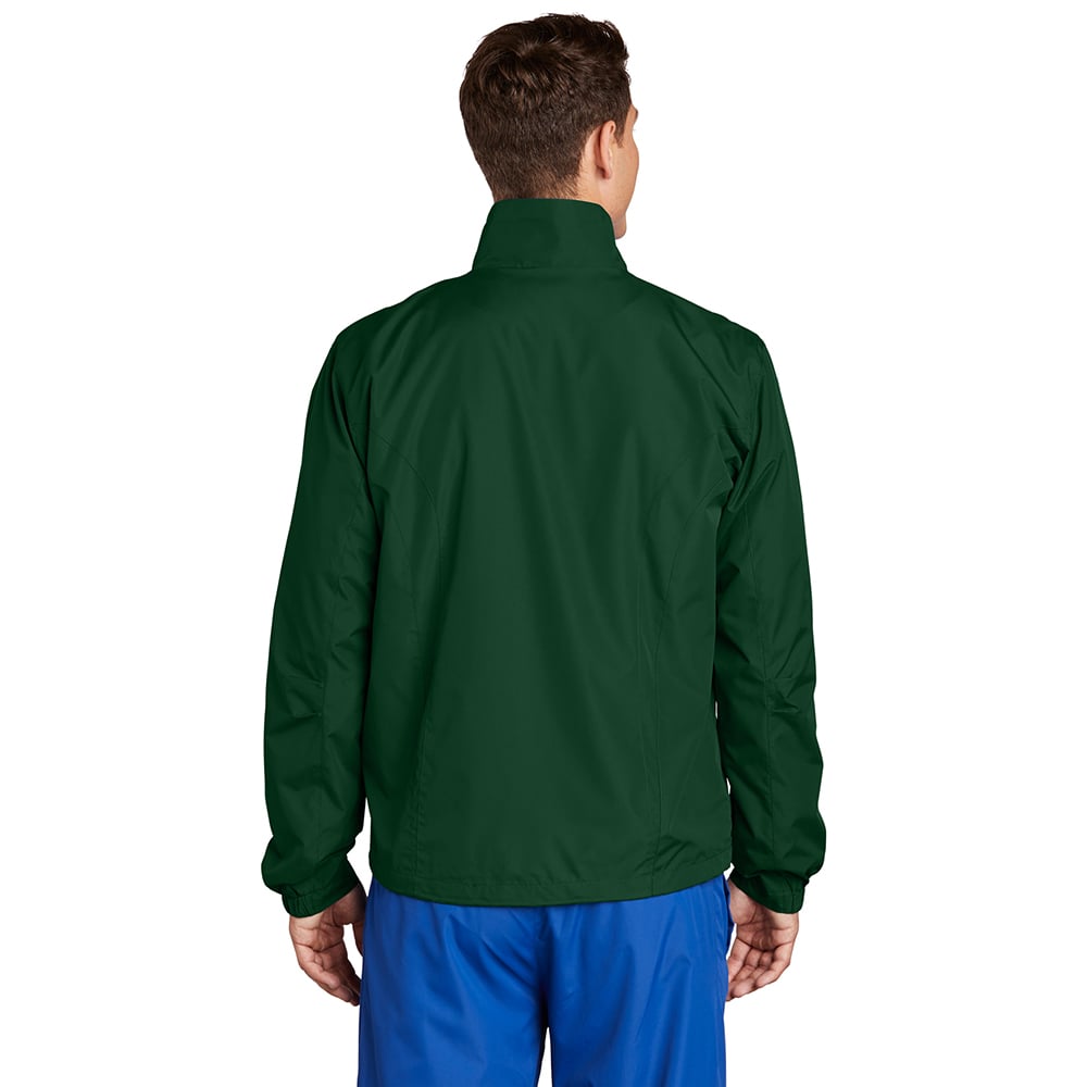 Sport-Tek JST70 Full-Zip Waterproof Jacket with Side Pockets