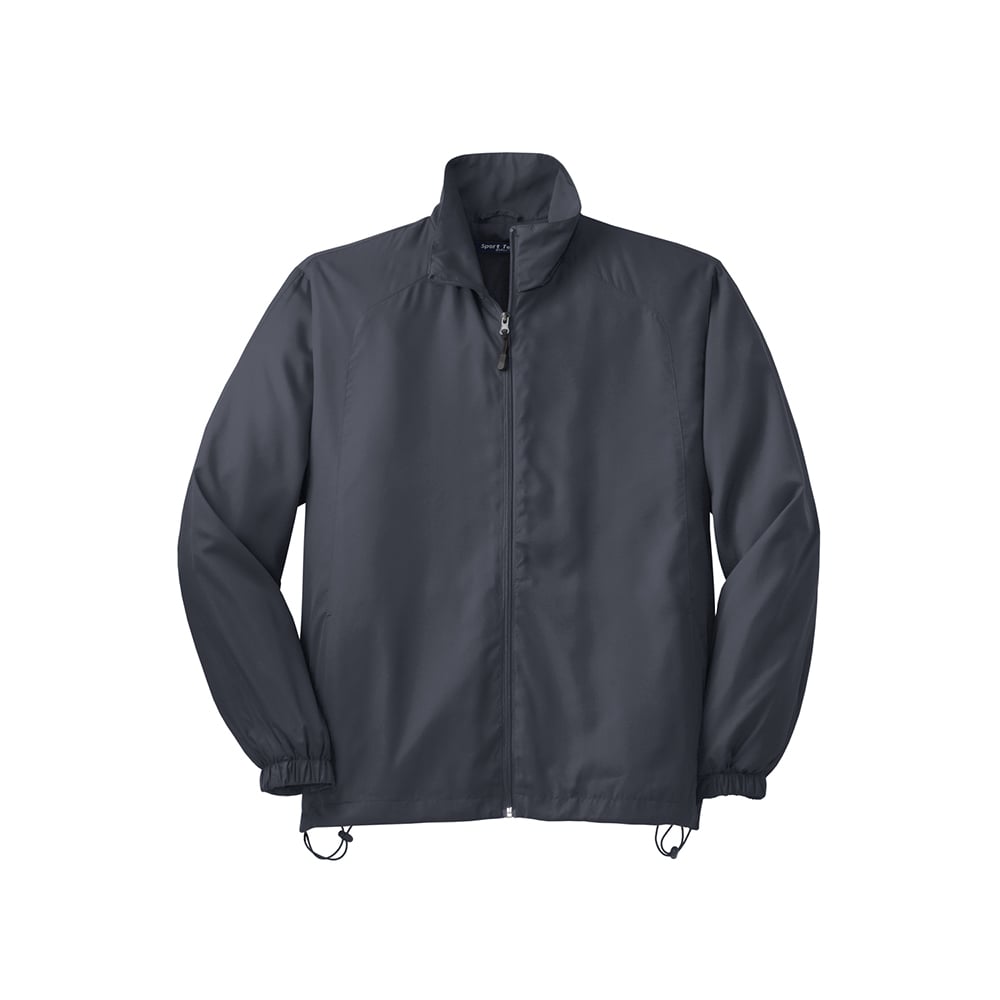 Sport-Tek JST70 Full-Zip Waterproof Jacket with Side Pockets