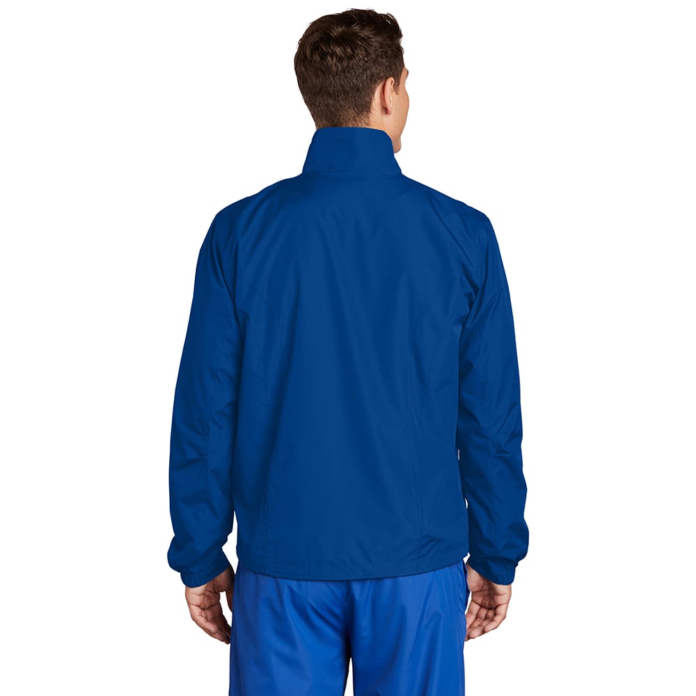 Sport-Tek JST70 Full-Zip Waterproof Jacket with Side Pockets