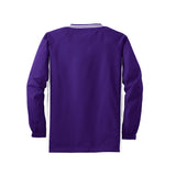 Sport-Tek YST62 Youth Tipped V-Neck Raglan Wind Shirt with Pockets