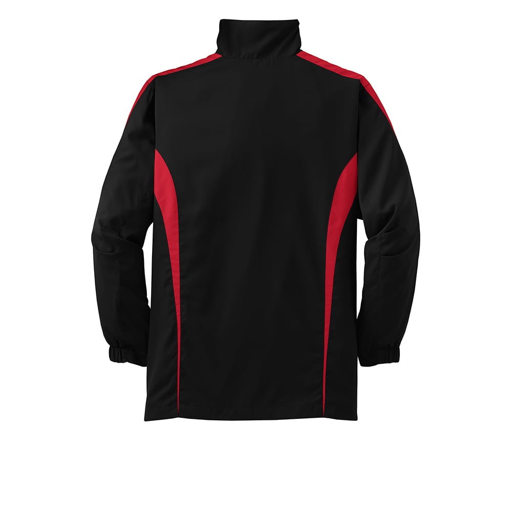 Sport-Tek YST60 Youth Colorblock Raglan Jacket with Side Pockets