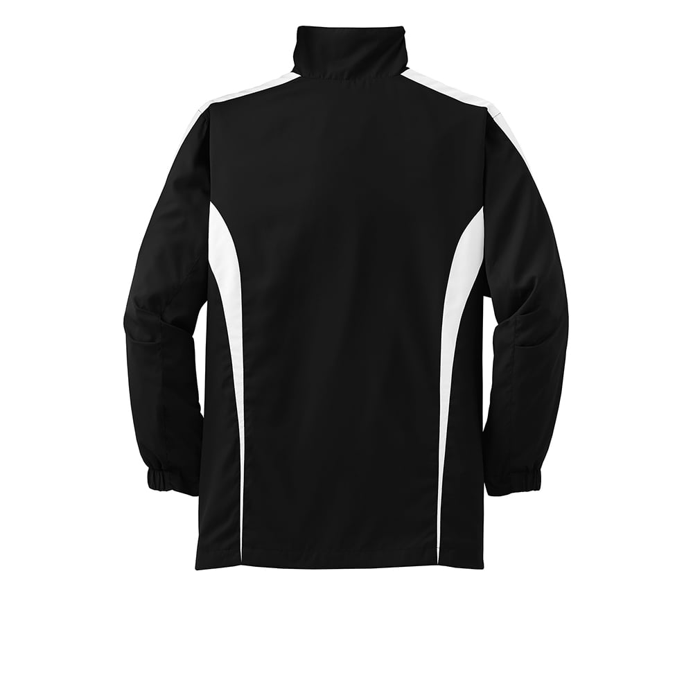 Sport-Tek YST60 Youth Colorblock Raglan Jacket with Side Pockets