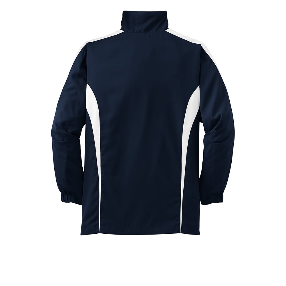 Sport-Tek YST60 Youth Colorblock Raglan Jacket with Side Pockets