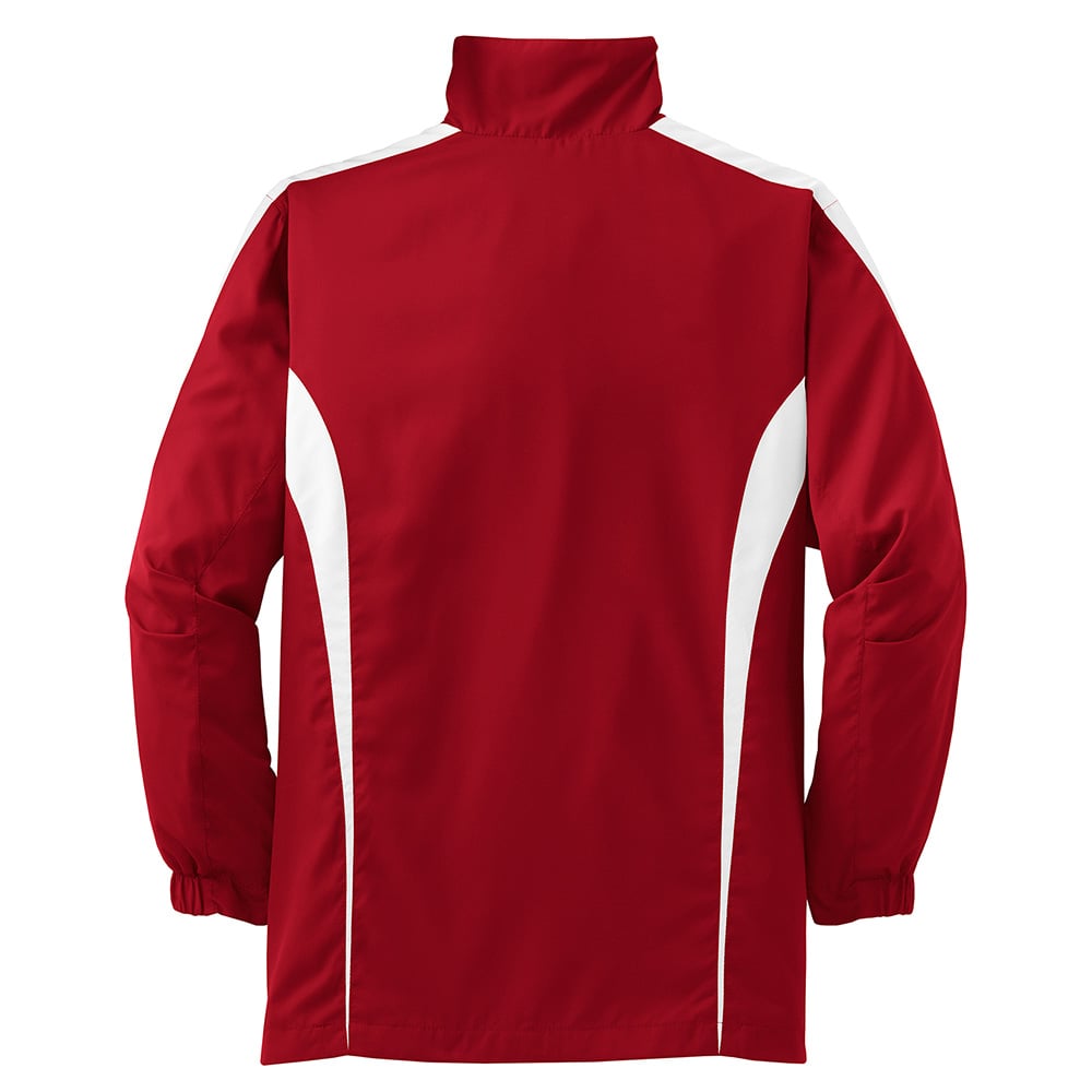 Sport-Tek YST60 Youth Colorblock Raglan Jacket with Side Pockets