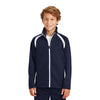 Sport-Tek YST90 Youth Raglan Tricot Track Jacket with Zippered Pockets