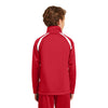 Sport-Tek YST90 Youth Raglan Tricot Track Jacket with Zippered Pockets