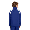 Sport-Tek YST90 Youth Raglan Tricot Track Jacket with Zippered Pockets