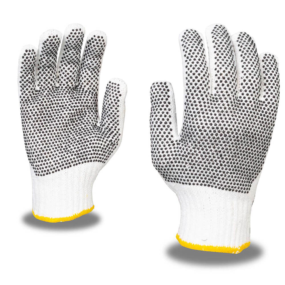 Cordova Standard Machine Knit Gloves with 2-Sided PVC Dots, 1 dozen (12 pairs)