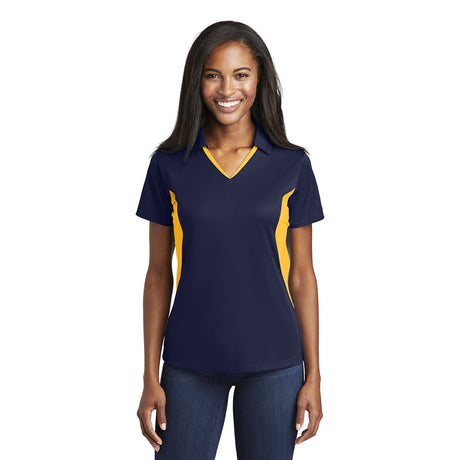 Sport-Tek LST655 Sport-Wick Women's Side Blocked Micropique Polo