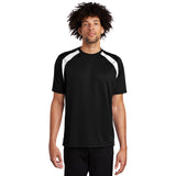 Sport-Tek T478 Dry Zone Modified Raglan Sleeves Colorblock Crew Shirt