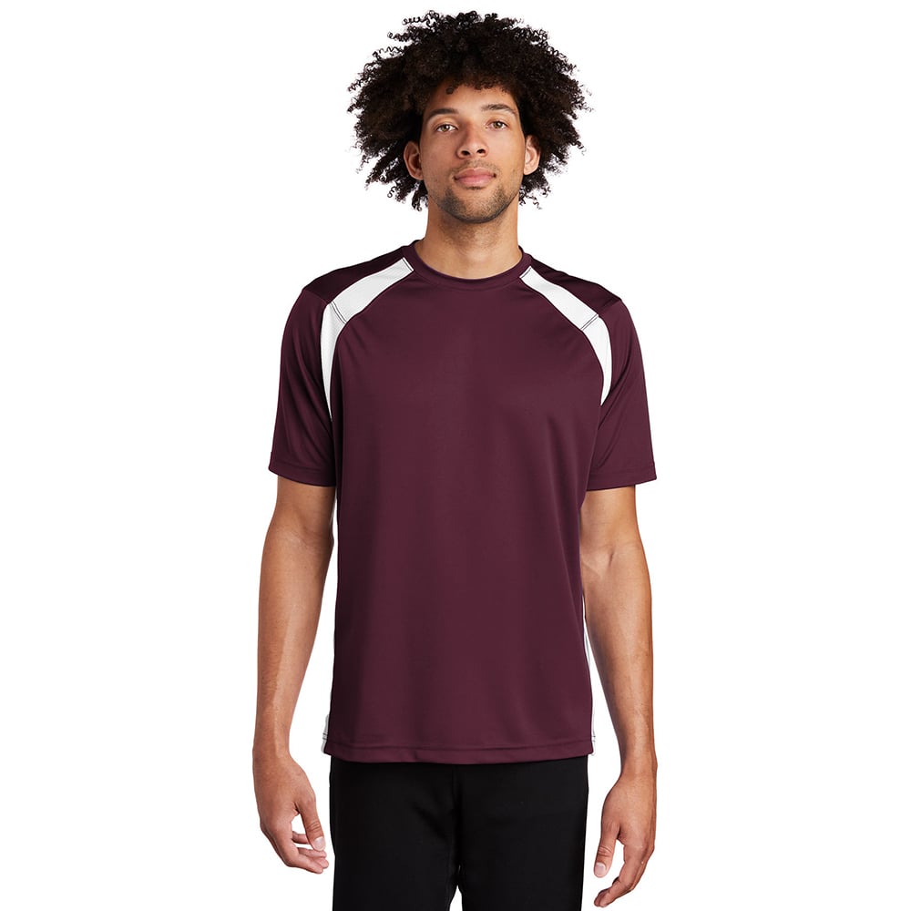 Sport-Tek T478 Dry Zone Modified Raglan Sleeves Colorblock Crew Shirt