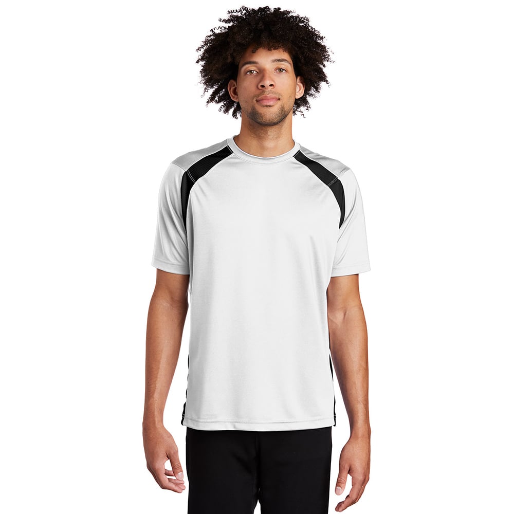 Sport-Tek T478 Dry Zone Modified Raglan Sleeves Colorblock Crew Shirt