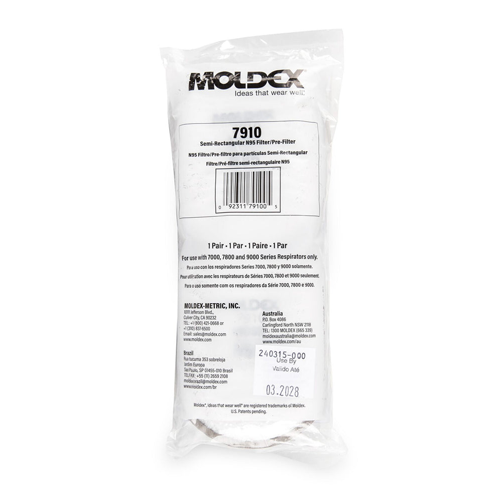 Moldex 7910 N95 Particulate Filter, 1 pair