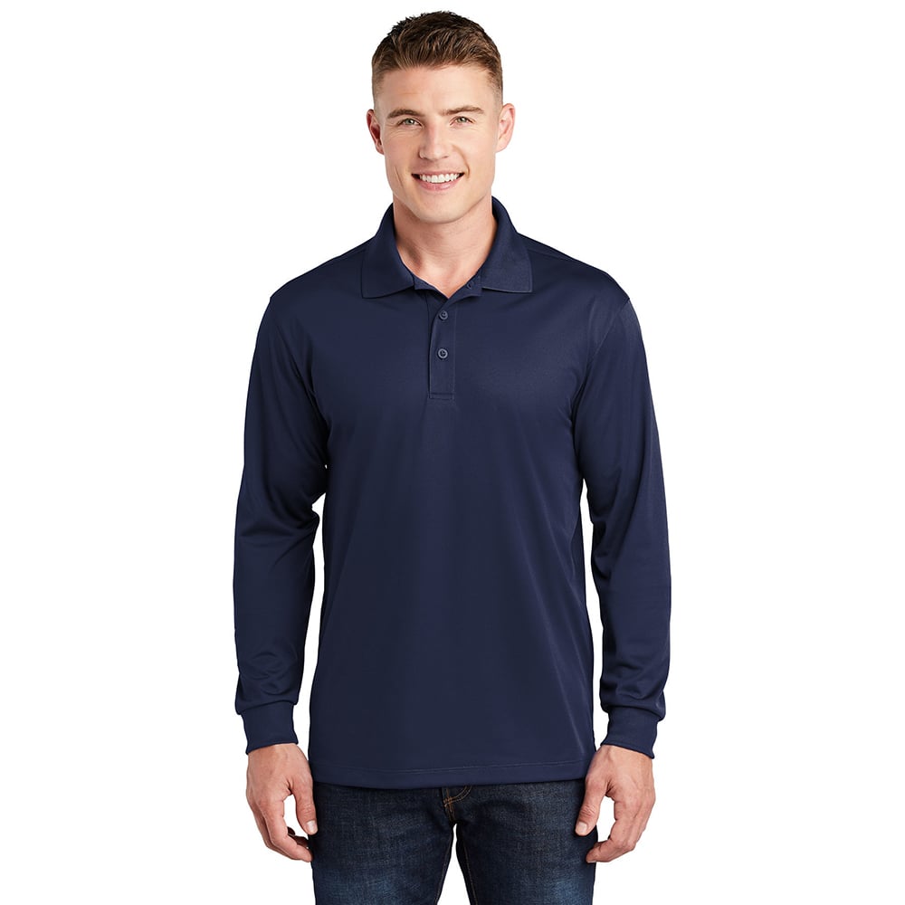 Sport-Tek ST657 Sport-Wick Micropique Long Sleeve Polo