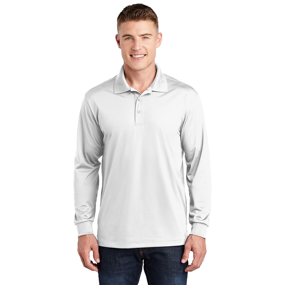 Sport-Tek ST657 Sport-Wick Micropique Long Sleeve Polo