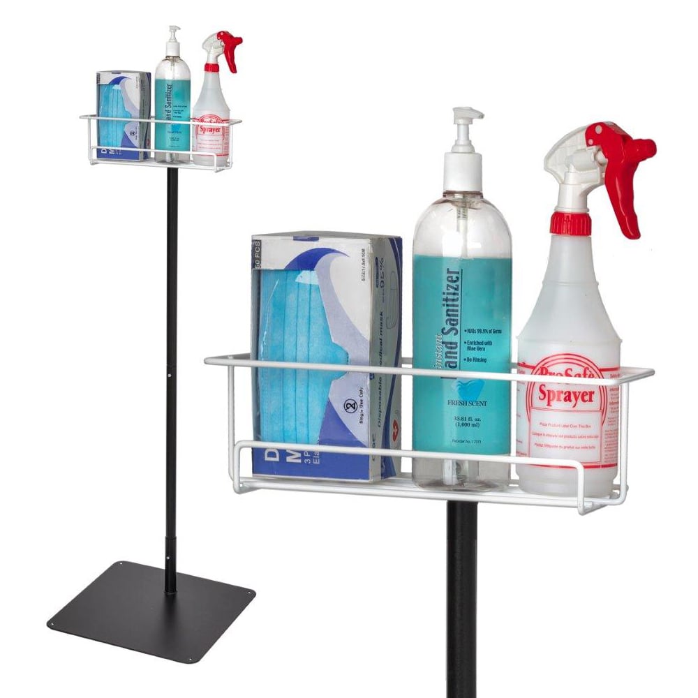 Free Standing Multi-Item Sanitation Rack