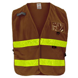 Non-ANSI Hi-Vis Vest, with Prismatic Tape, One Size