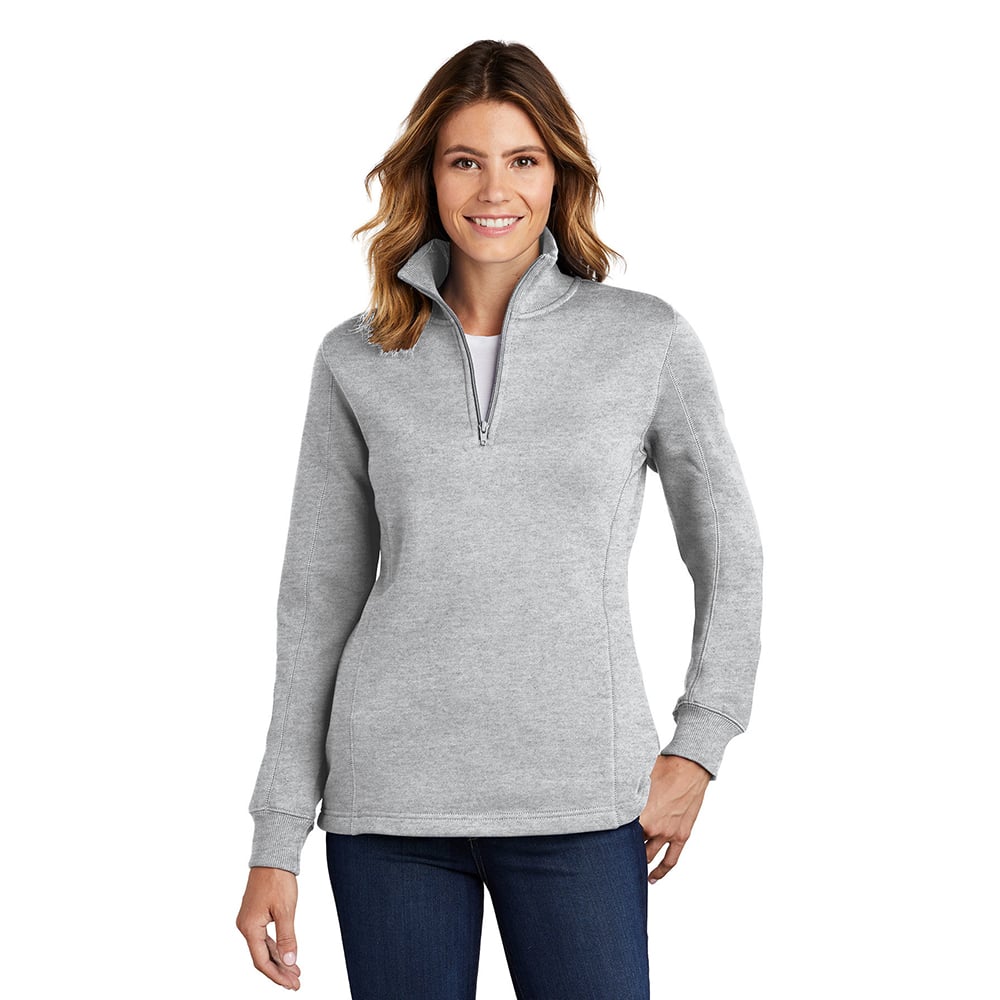 Sport-Tek LST253 Women's Fleece Quarter-Zip Sweatshirt