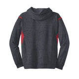 Sport-Tek F246 Tech Fleece Colorblock Sweatshirt with Hood