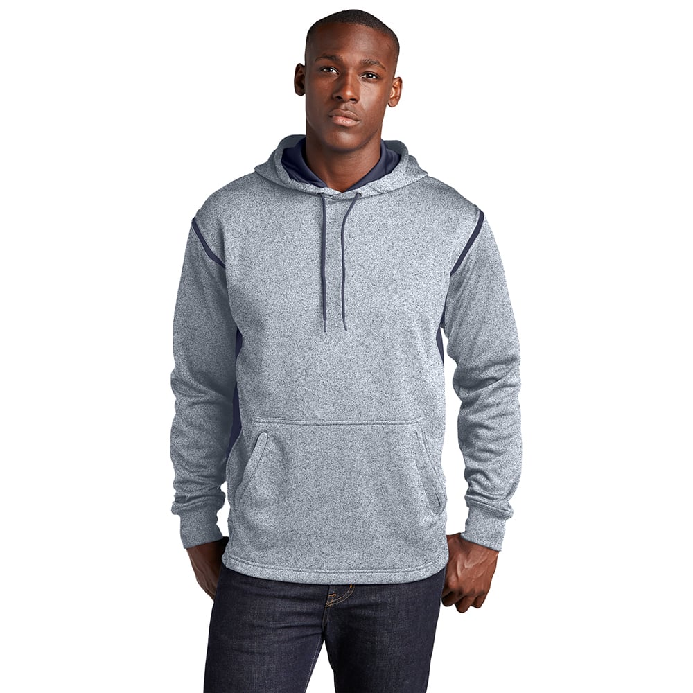 Sport-Tek F246 Tech Fleece Colorblock Sweatshirt with Hood