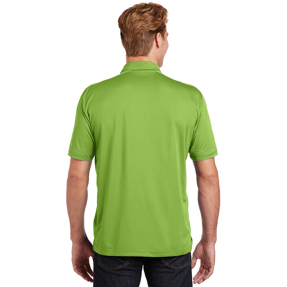 Sport-Tek ST659 Sport-Wick Micropique Polo with Contrast Stitching