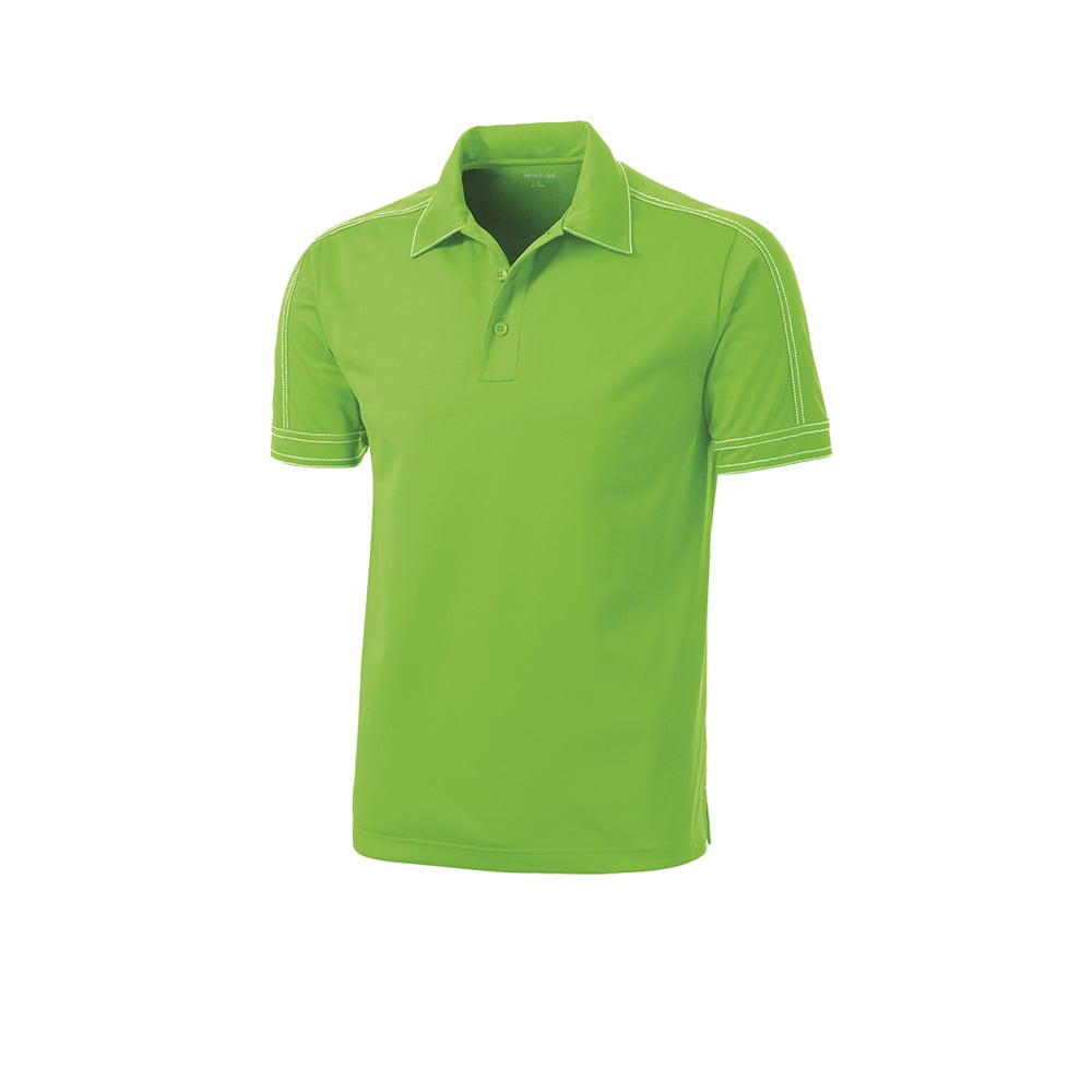 Sport-Tek ST659 Sport-Wick Micropique Polo with Contrast Stitching