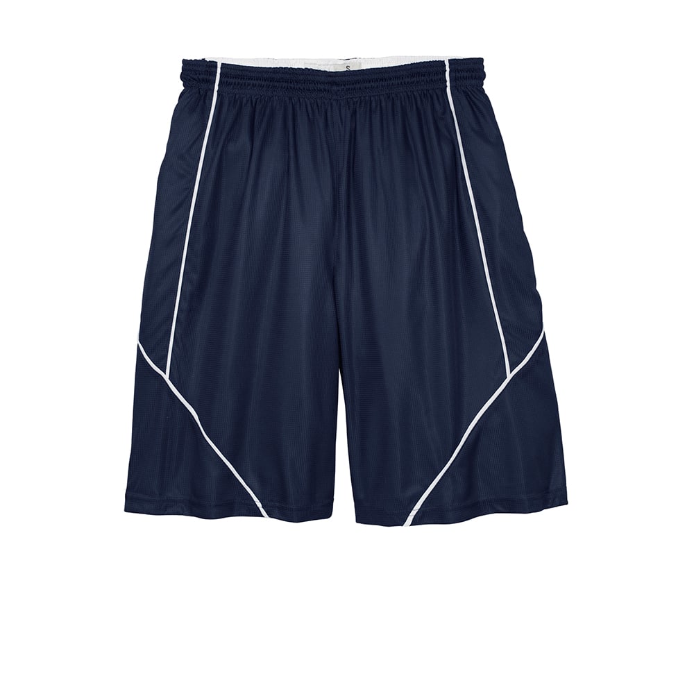 Sport-Tek T565 PosiCharge Mesh Reversible Spliced Short